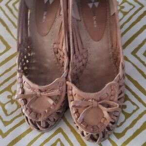 Dani Black Hurrache Wedges